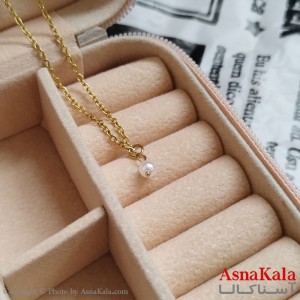 گردنبند مروارید طلایی