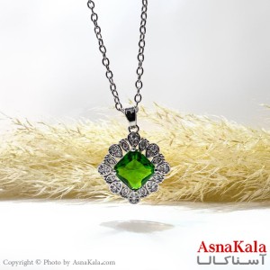 گردنبند نقره ای دخترانه استیل کد GNB162169W