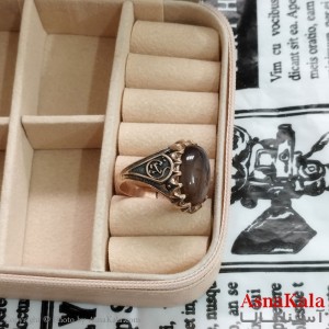 انگشتر طلاروس مردانه یاحسین