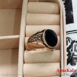 انگشتر طلاروس مردانه نگیندار کد ANG191062W