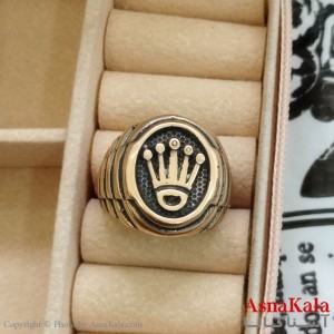 انگشتر طلاروس مردانه طرح رولکس کد ANG191068W