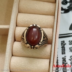 انگشتر طلاروس مردانه نگیندار کد ANG191072W