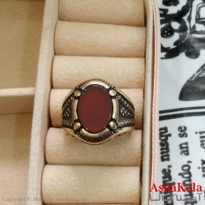 انگشتر طلاروس مردانه نگیندار کد ANG191077W