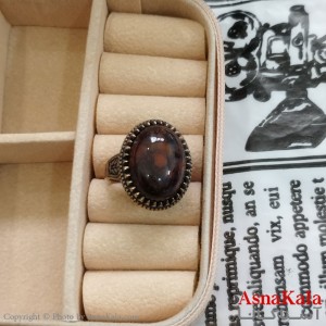 انگشتر طلاروس مردانه نگیندار