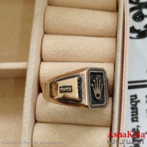 انگشتر طلاروس مردانه رولکس نگیندار کد ANG191082W