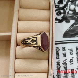 انگشتر طلاروس مردانه