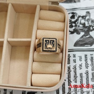 انگشتر طلاروس مردانه رولکس نگیندار کد ANG191088W