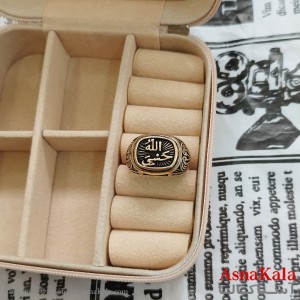 انگشتر طلاروس مردانه حسبی الله