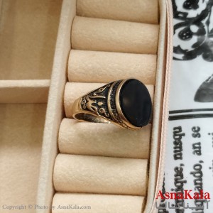 انگشتر طلاروس نگیندار خدا