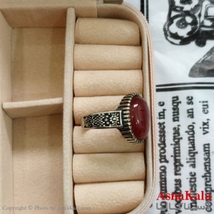 انگشتر نقره روس مردانه