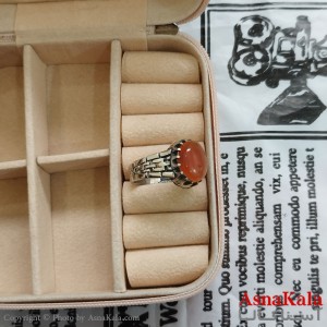 انگشتر نقره روس مردانه