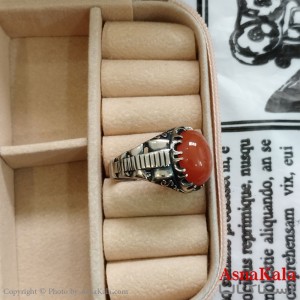 انگشتر نقره روس مردانه