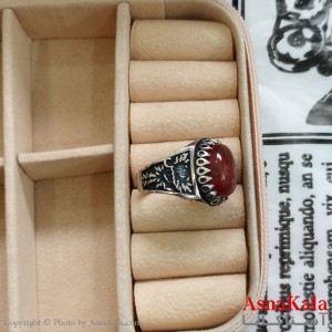 انگشتر نقره روس مردانه