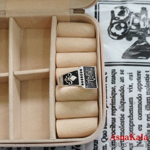 انگشتر نقره روس حسبی الله
