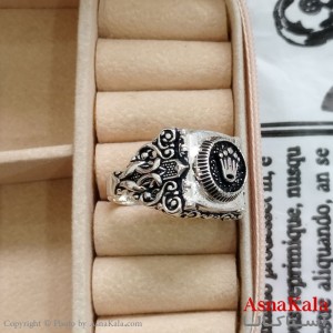 انگشتر نقره روس نگیندار رولکس