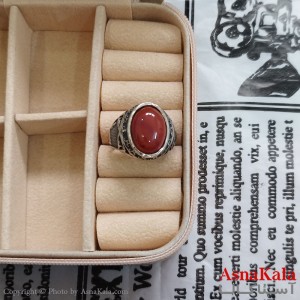 انگشتر نقره روس مردانه