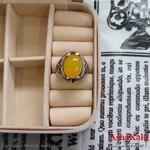 انگشتر نقره روس مردانه نگیندار کد ANG191119W