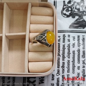 انگشتر نقره روس مردانه