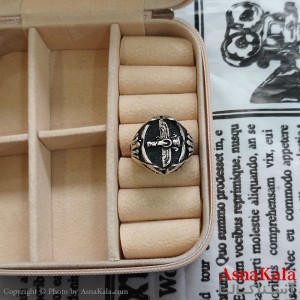 انگشتر نقره روس مردانه فروهر کد ANG191124W