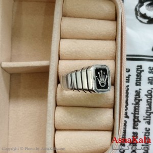 انگشتر نقره روس مردانه رولکس