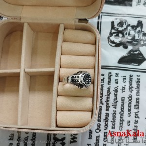 انگشتر نقره روس مردانه