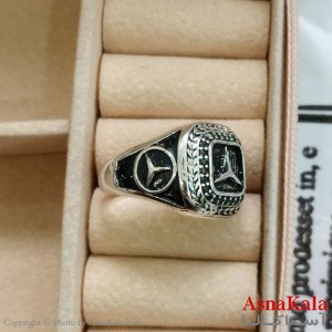 انگشتر نقره روس مردانه