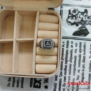 انگشتر نقره روس مردانه