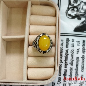 انگشتر نقره روس مردانه