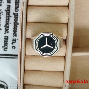 انگشتر نقره روس مردانه نگیندار کد ANG191135W