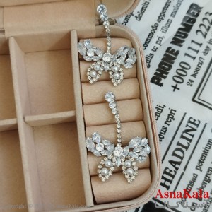 گوشواره پروانه جواهری