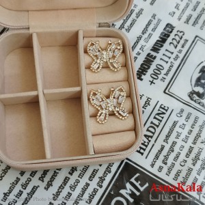 گوشواره پروانه جواهری نگیندار