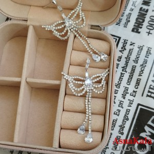 گوشواره جواهری مدل آویز