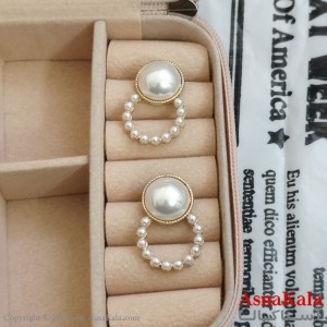 گوشواره مروارید جواهری