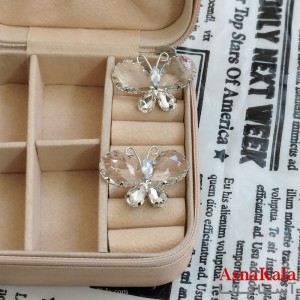 گوشواره پروانه جواهری نگیندار