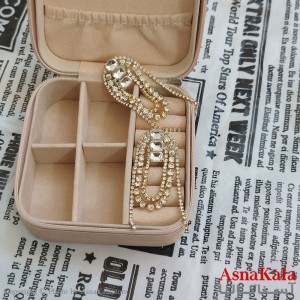 گوشواره جواهری مدل آویز