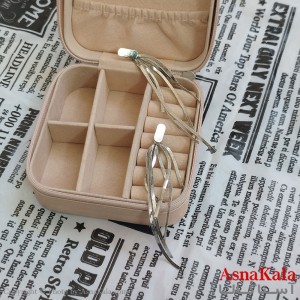 گوشواره هرینگبون رنگ نقره ای