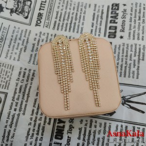 گوشواره جواهری مدل آویز