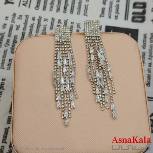 گوشواره جواهری مدل آویز