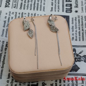 گوشواره جواهری مدل آویز