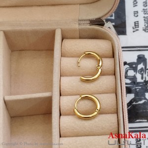 گوشواره حلقه ای کوچک طلایی