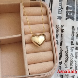 گردنبند قلب دخترانه استیل