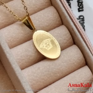 آویز ورساچه طلایی دخترانه استیل کد GNB162210W
