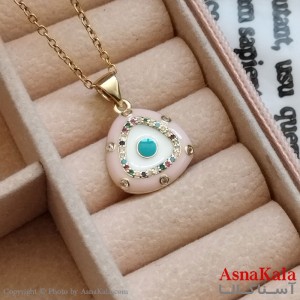 آویز میناکاری طلایی