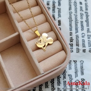 آویز میکی موس طلایی دخترانه