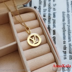 آویز LV لویی ویتون طلایی دخترانه استیل کد GNB162220W