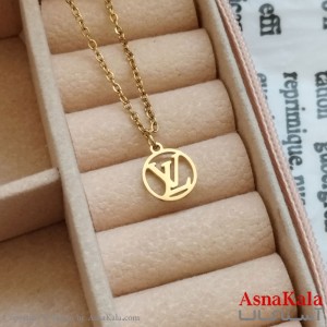 آویز LV لویی ویتون طلایی دخترانه استیل کد GNB162223W