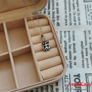 آویز پاپی نقره ای دخترانه استیل کد GNB162225W