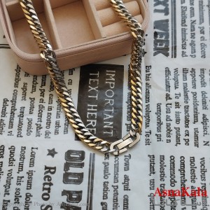 زنجیر کارتیر طلایی نقره ای