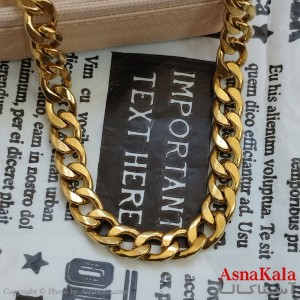 زنجیر کارتیر طلایی استیل