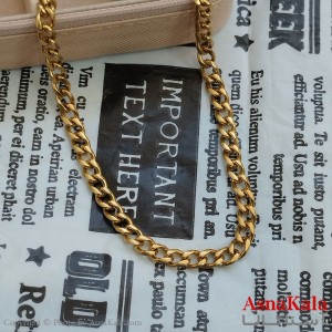 زنجیر کارتیر طلایی استیل